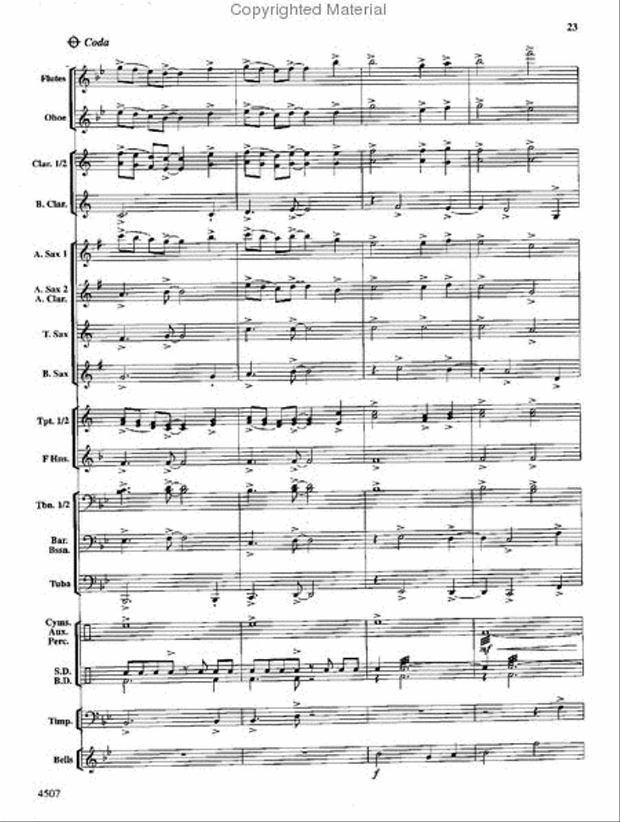 Storybrook Mountain Storybrook Mountain Concert Band scores gallery preview page 23