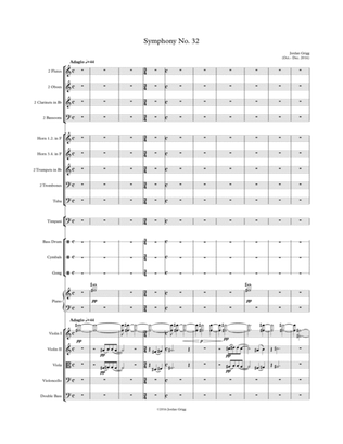 Symphony No 32 - Score and parts