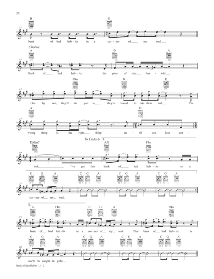 Jimmy Buffett -- Songs from a Sailor Electric Guitar scores gallery preview page 16
