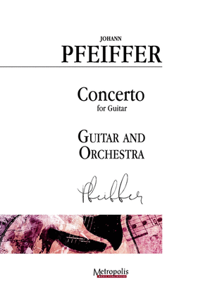Book cover for Concerto in B-flat Major for Guitar and Orchestra (Full Score and Parts)