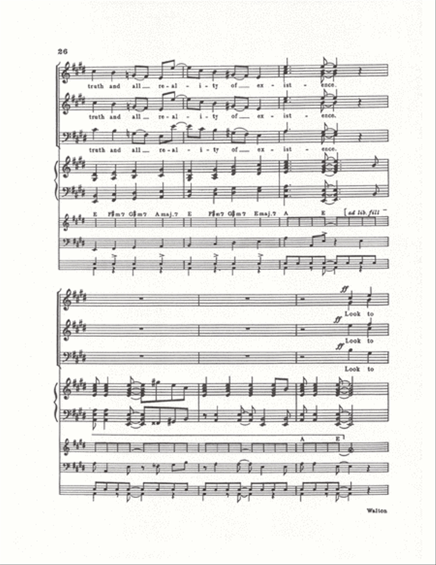 Look to this Day (Vocal Score) Divisi scores gallery preview page 26