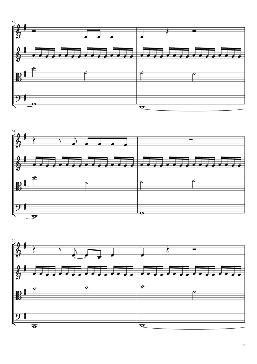 Heroes String Quartet scores gallery preview page 5