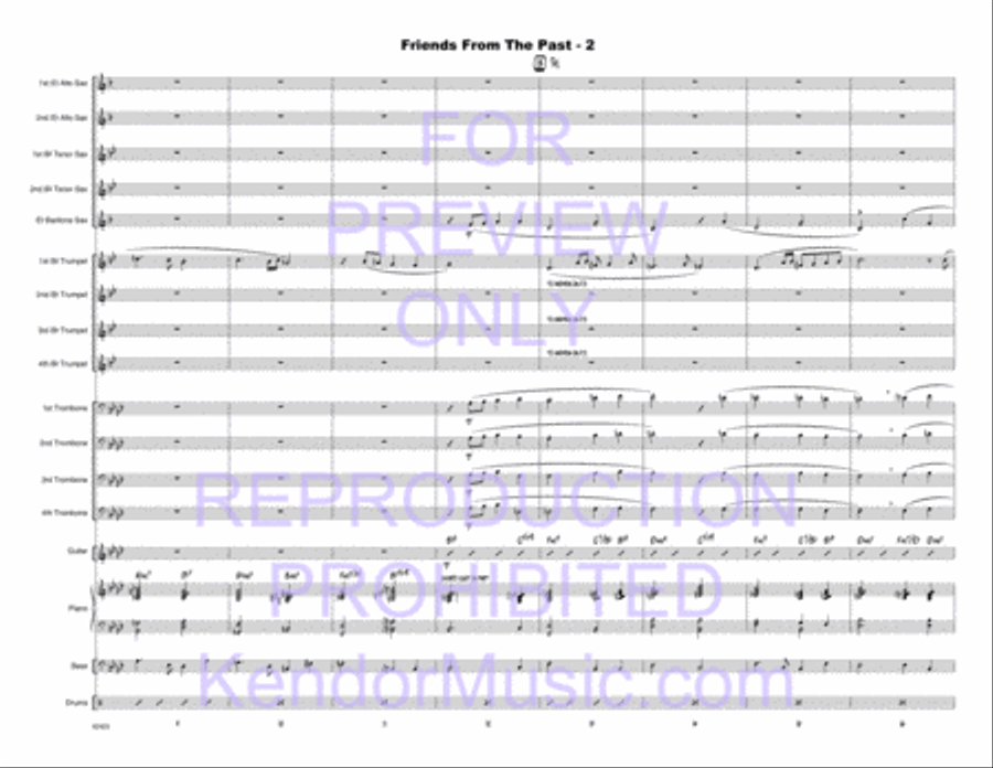 Friends From The Past Jazz Ensemble scores gallery preview page 3