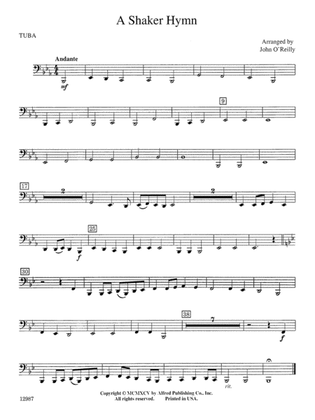 A Shaker Hymn: Tuba