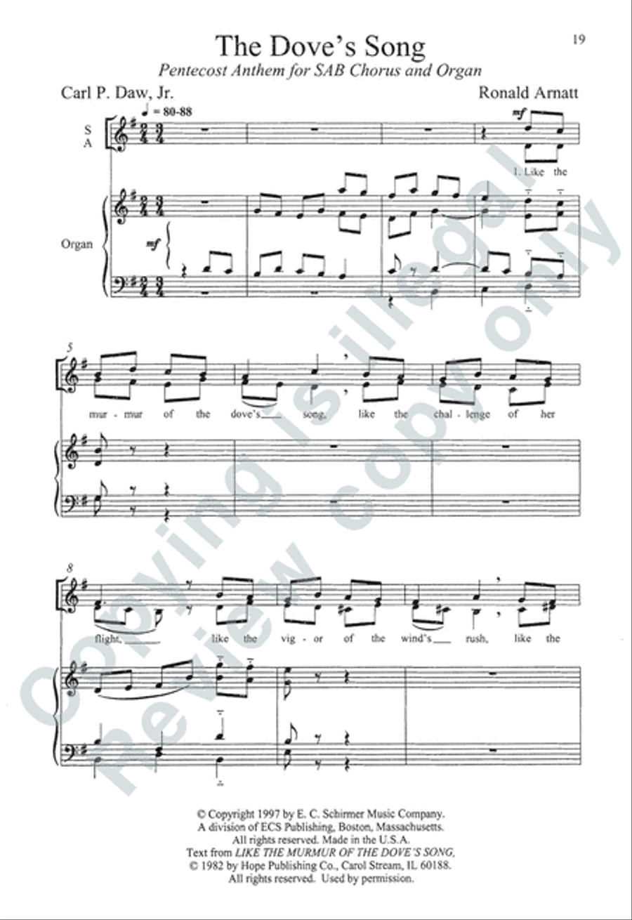 Somerset Anthem Books, Volume III (Holy Spirit) 3-Part scores gallery preview page 27
