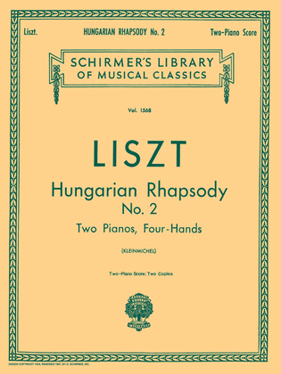 Book cover for Hungarian Rhapsody No. 2 (set)