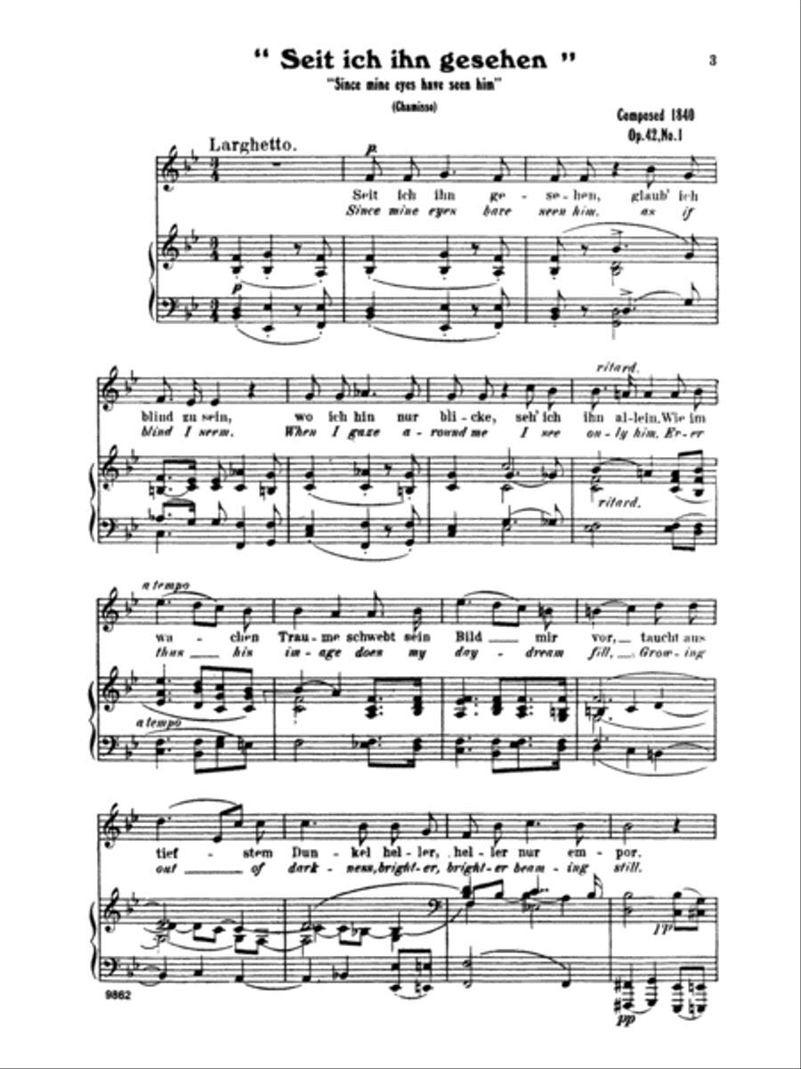 Woman's Life and Love (Frauenliebe und Leben), Op. 42 Voice scores gallery preview page 6