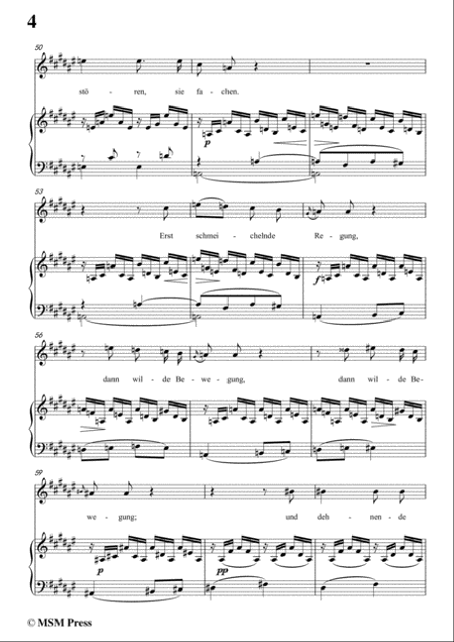 Schubert-Beim Winde,in f sharp minor,for Voice&Piano Voice scores gallery preview page 6