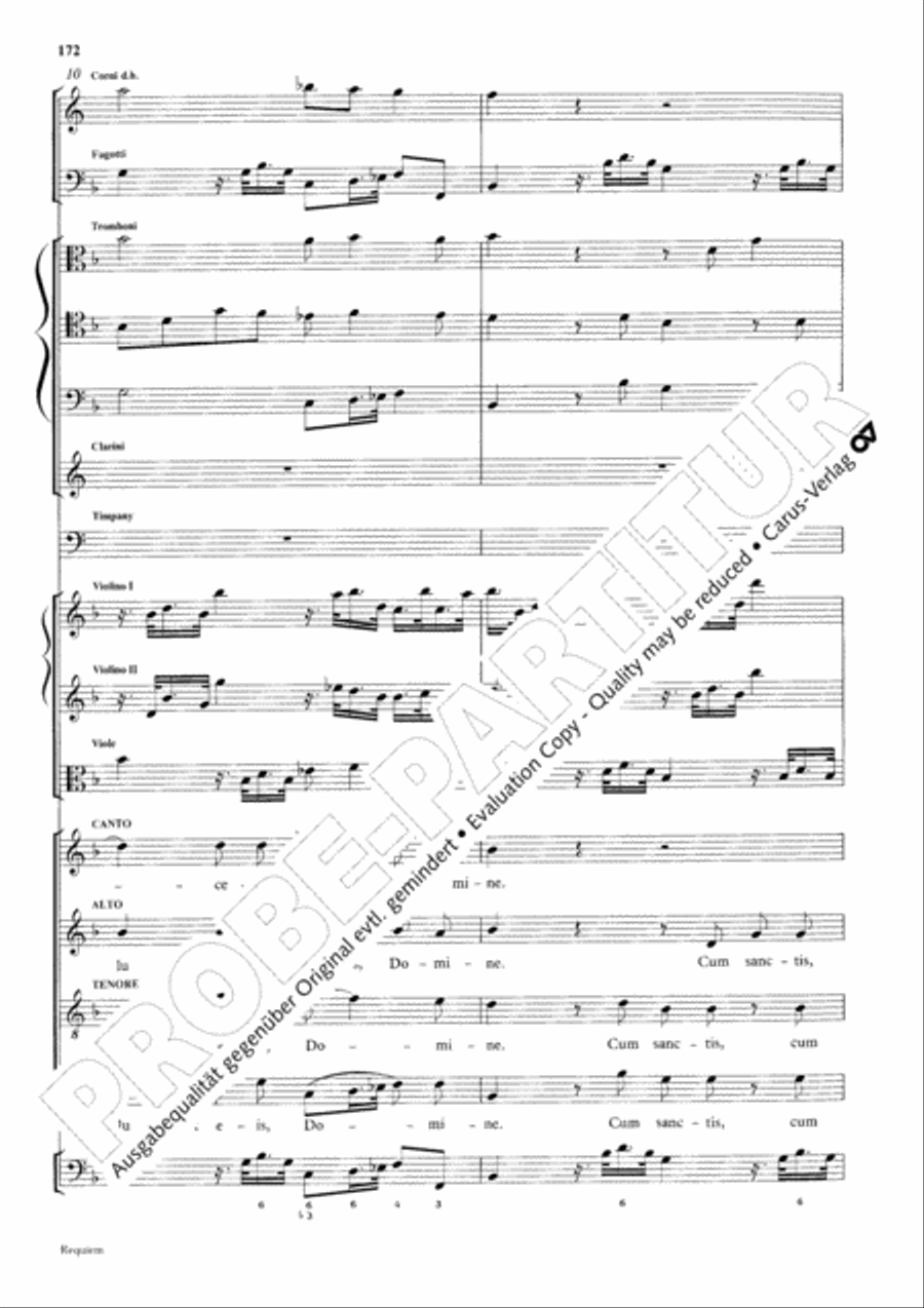 Requiem 4-Part scores gallery preview page 179