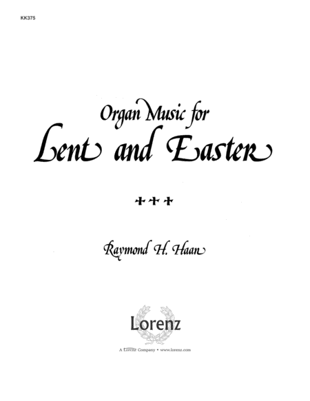 Organ Music for Lent and Easter - Digital Download