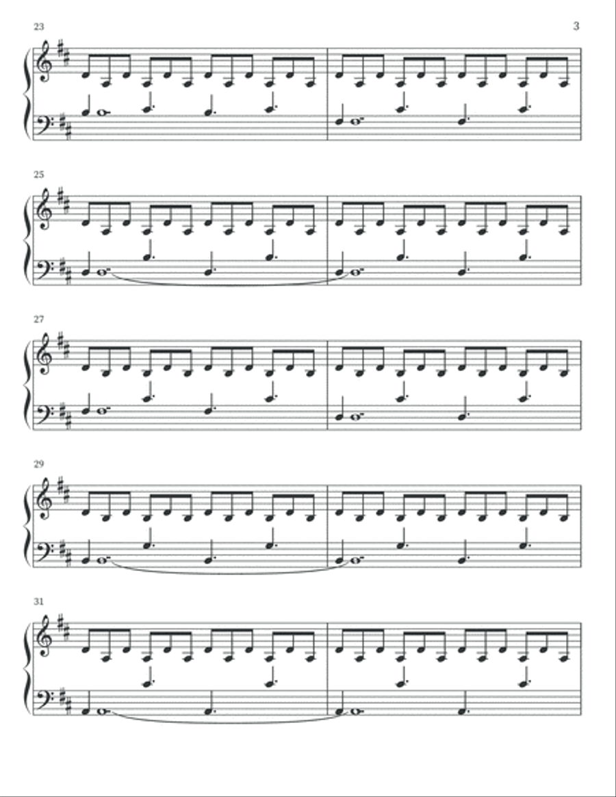 Orange (contemporary classical piano music) Piano Solo scores gallery preview page 4