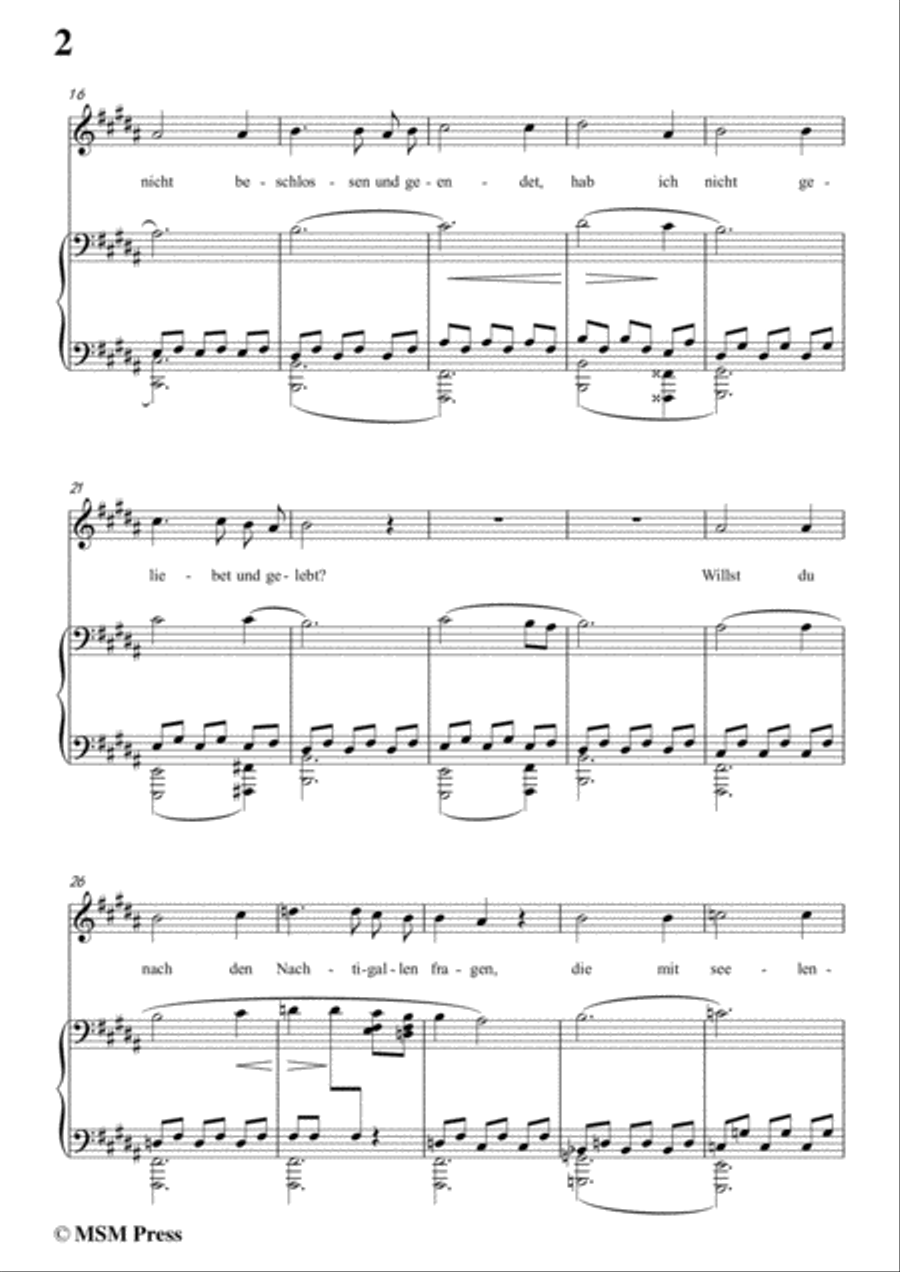 Schubert-Thekla: Eine Geisterstimme(Thekla: A Spirit Voice),D.595,in b minor,for Voice&Piano Voice scores gallery preview page 4