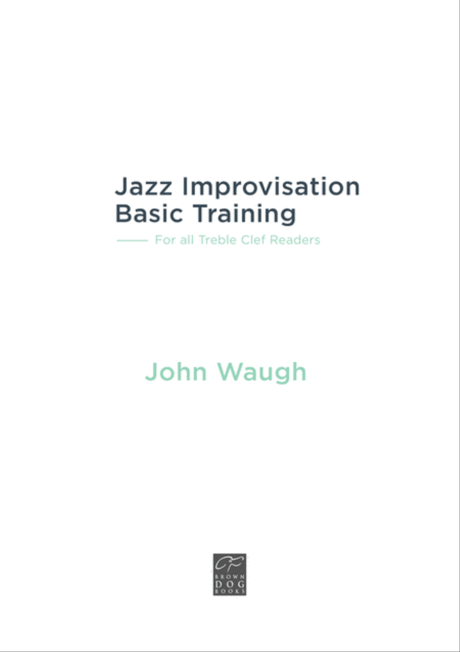 Jazz Improvisation Basic Training Large Ensemble scores gallery preview page 4