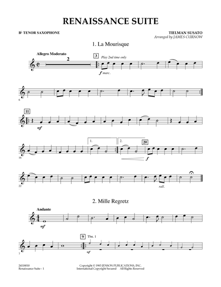 Renaissance Suite - Bb Tenor Saxophone