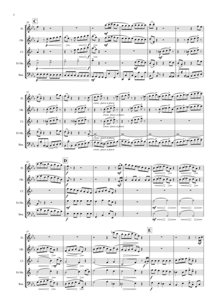 Divertimento No.1 in Eb major “Eine Kleine Tyne Musik” - wind quintet image number null