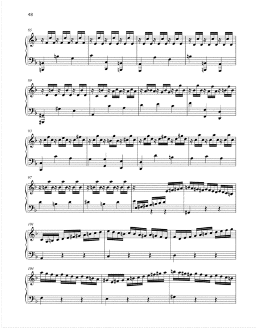 Sonata D minor Piano scores gallery preview page 4