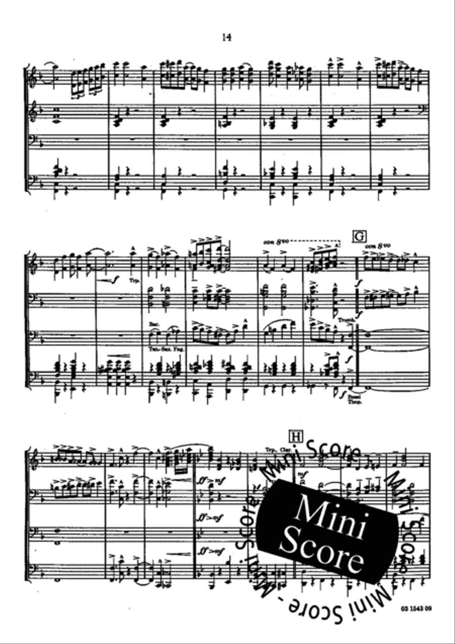 On Broadway Fanfare Band scores gallery preview page 18