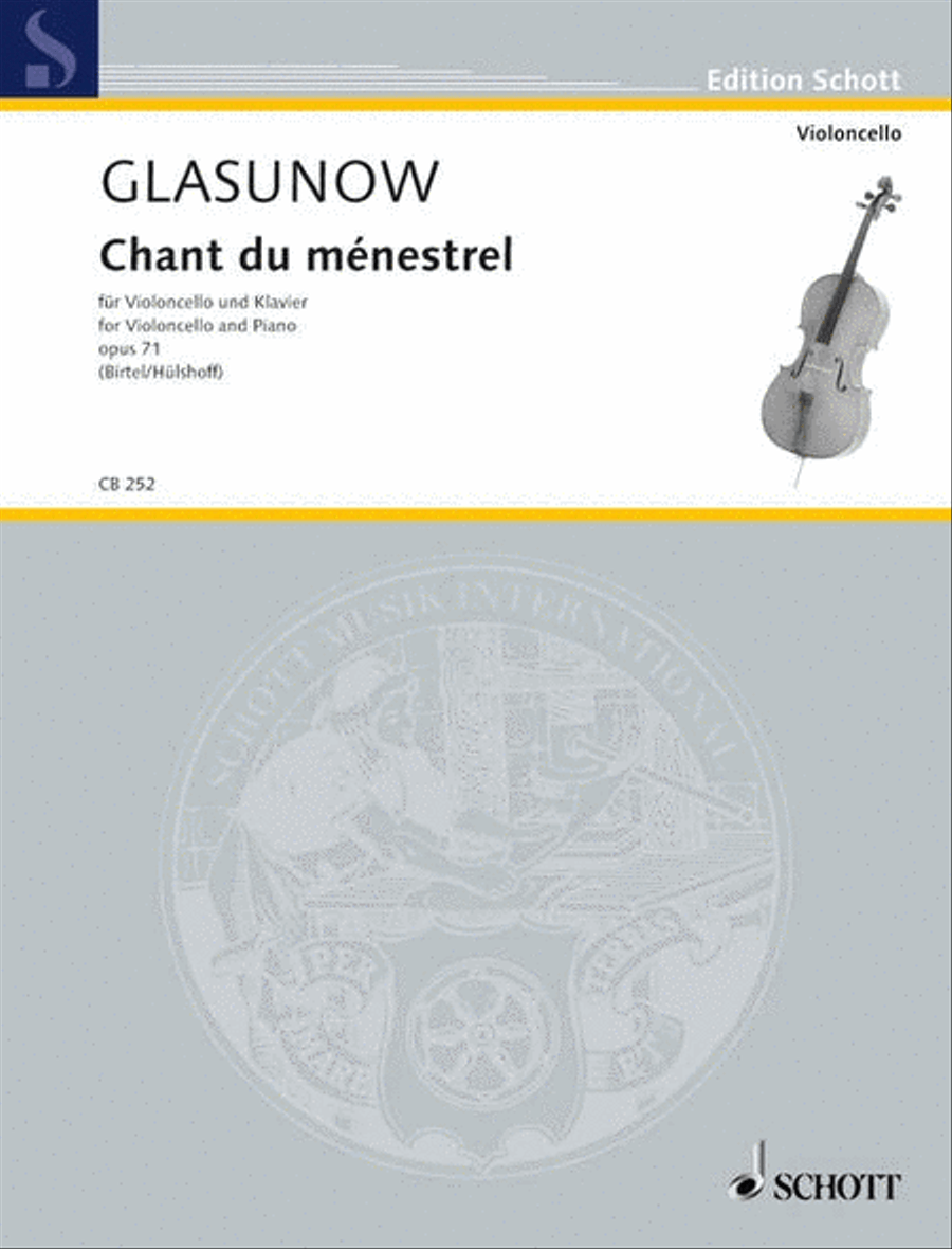 Chant du ménestrel Piano Accompaniment scores gallery preview page 1