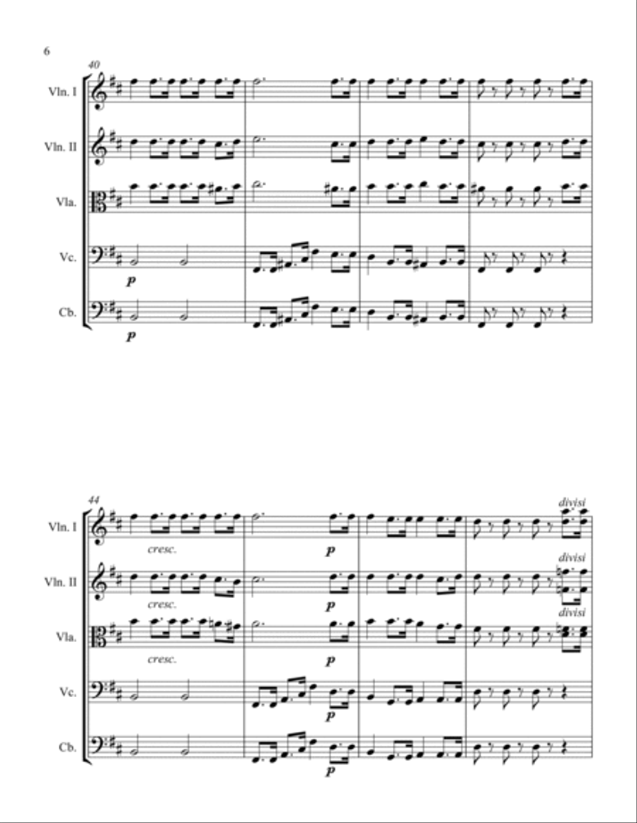Trauermarsch Trauermarsch String Orchestra scores gallery preview page 6