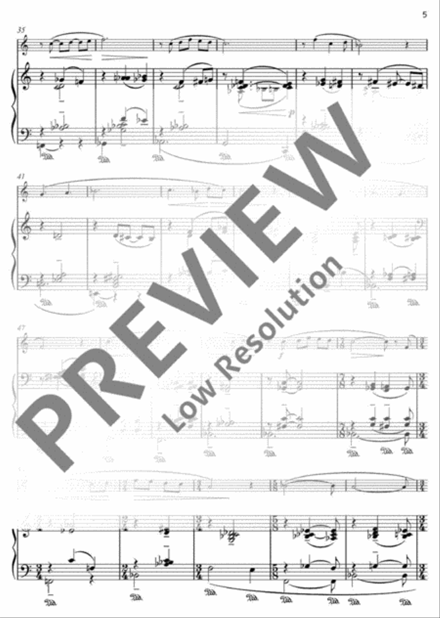 Our Lady's Minstrel B-Flat Clarinet scores gallery preview page 6