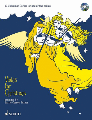 Book cover for Violas for Christmas