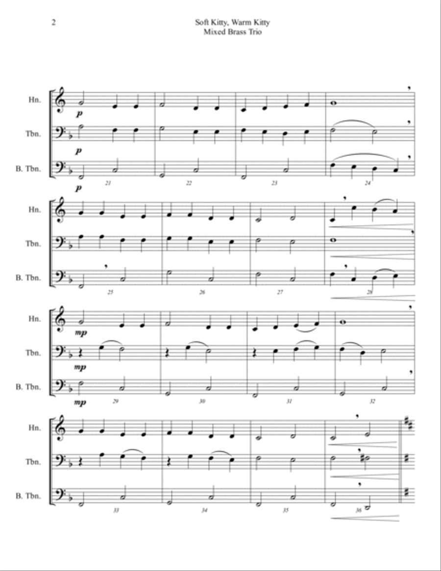 Soft Kitty, Warm Kitty - Performed on the CBS TV Series: 
