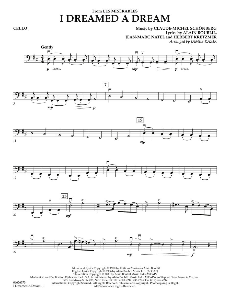I Dreamed a Dream (from 