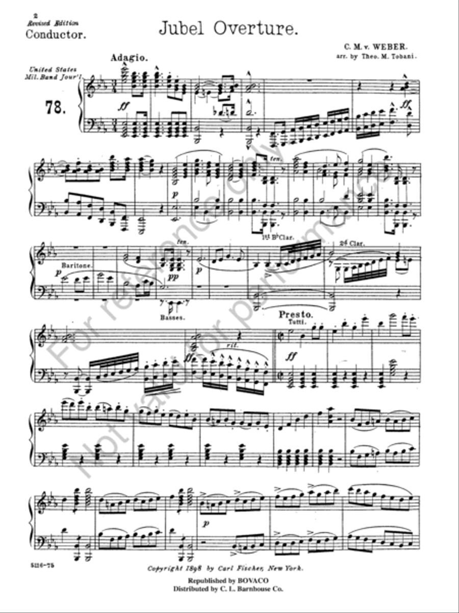 Jubel Concert Band scores gallery preview page 3