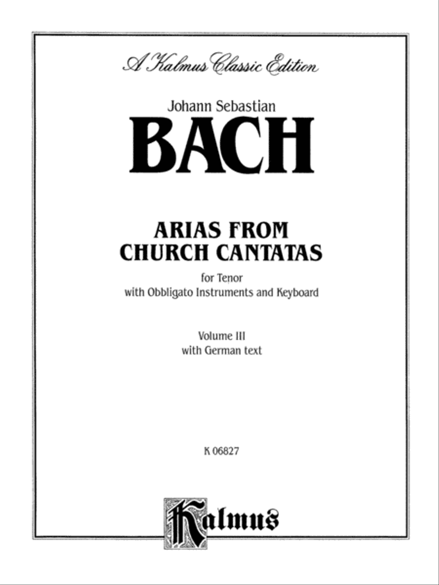 Tenor Arias, (4 Arias), Volume 3 Voice Solo scores gallery preview page 2