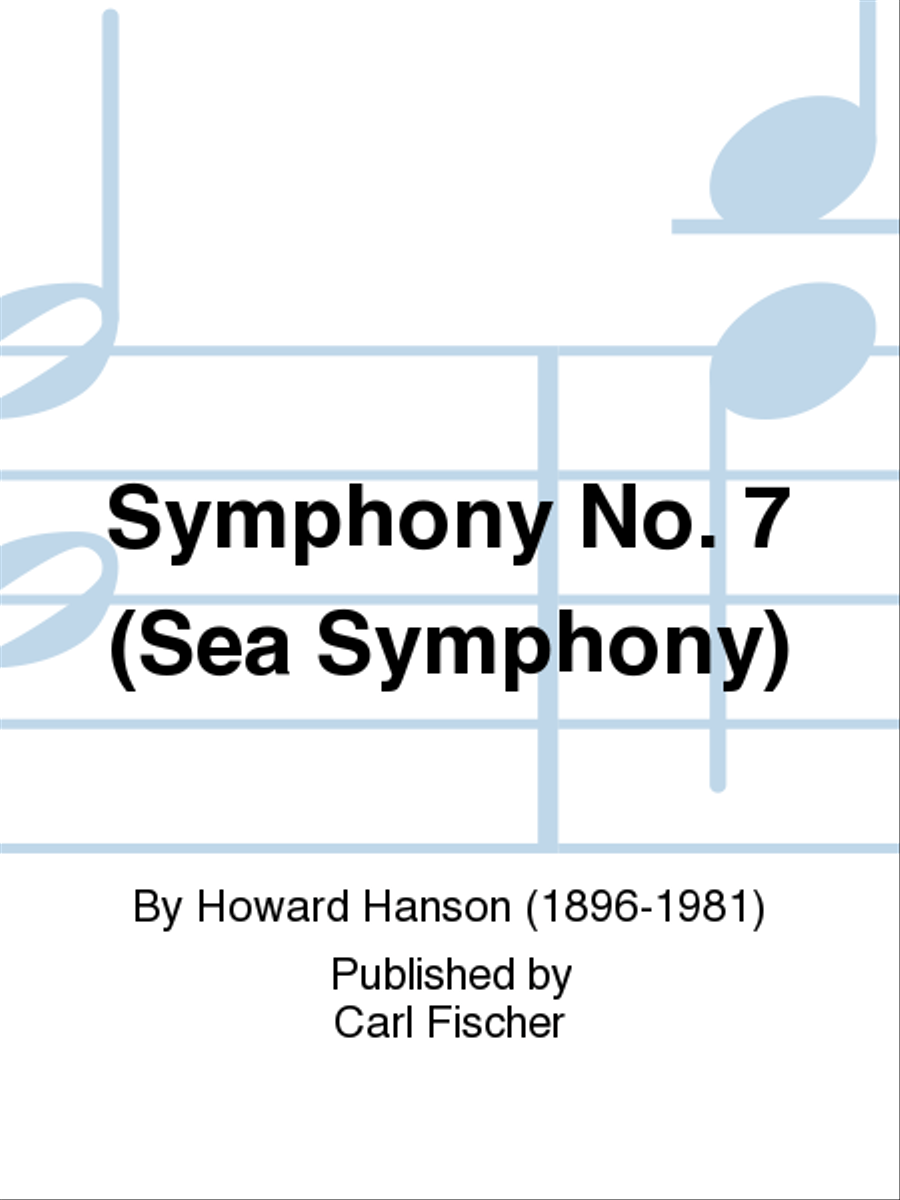 Symphony No. 7 (Sea Symphony) English Horn scores gallery preview page 1