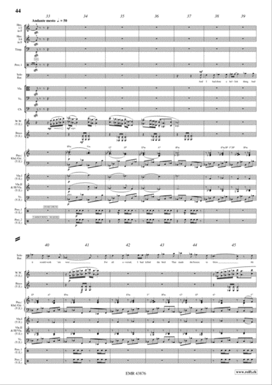 The Rime Of The Ancient Mariner Orchestra scores gallery preview page 14