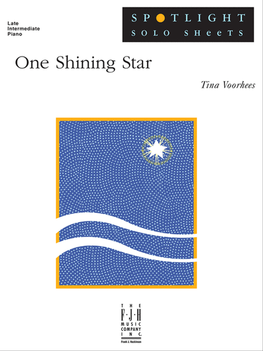 One Shining Star Piano Solo scores gallery preview page 1