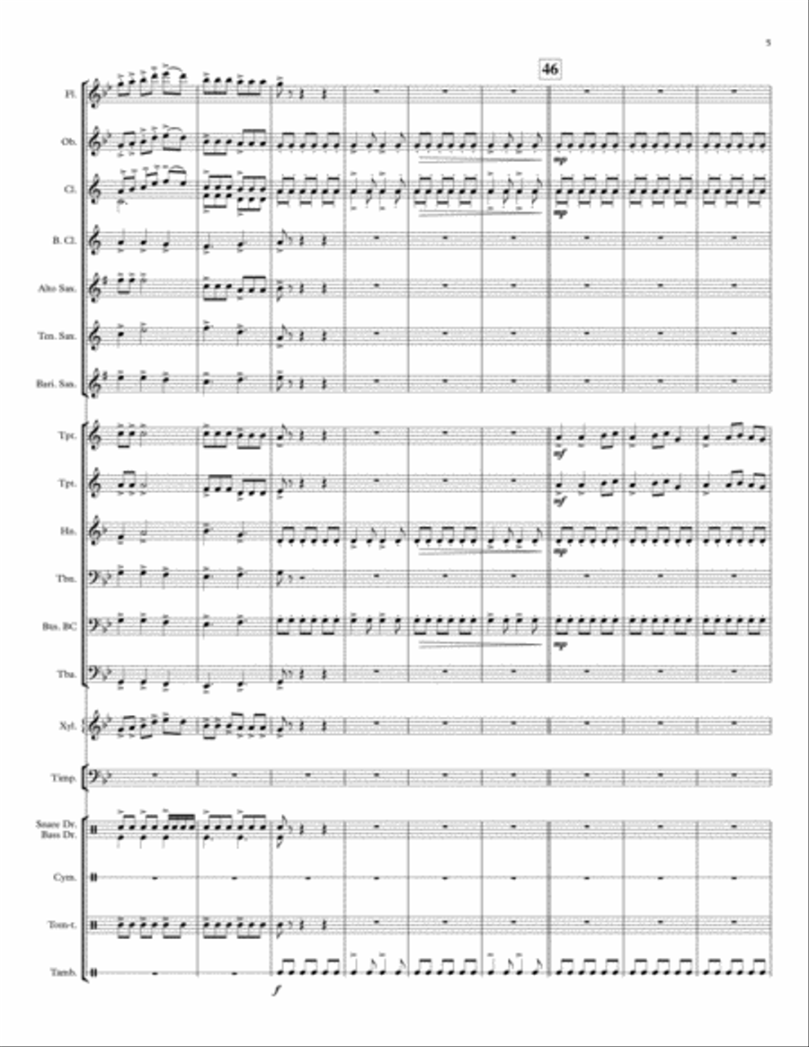 Checkpoint Charlie Concert Band scores gallery preview page 6