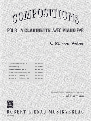 Book cover for Grand Quintetto Op. 34