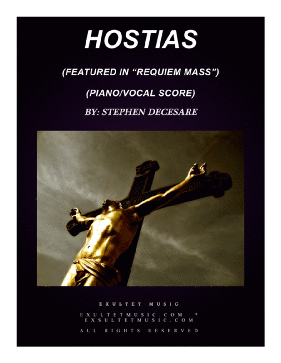 Hostias (from "Requiem Mass" - Piano/Vocal Score) image number null