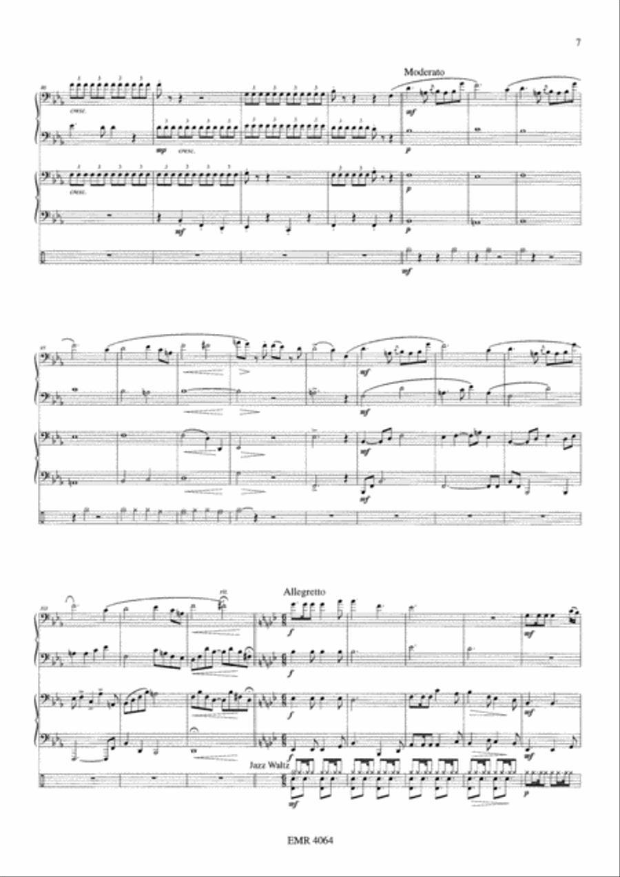 Der Unvollendeten Vollendung Tuba Quartet scores gallery preview page 8