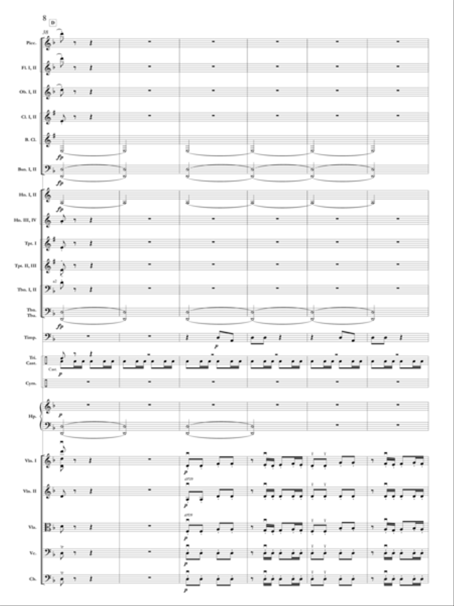 Samson Et Dalila, Op. 47: Danse Bacchanale Orchestra scores gallery preview page 9