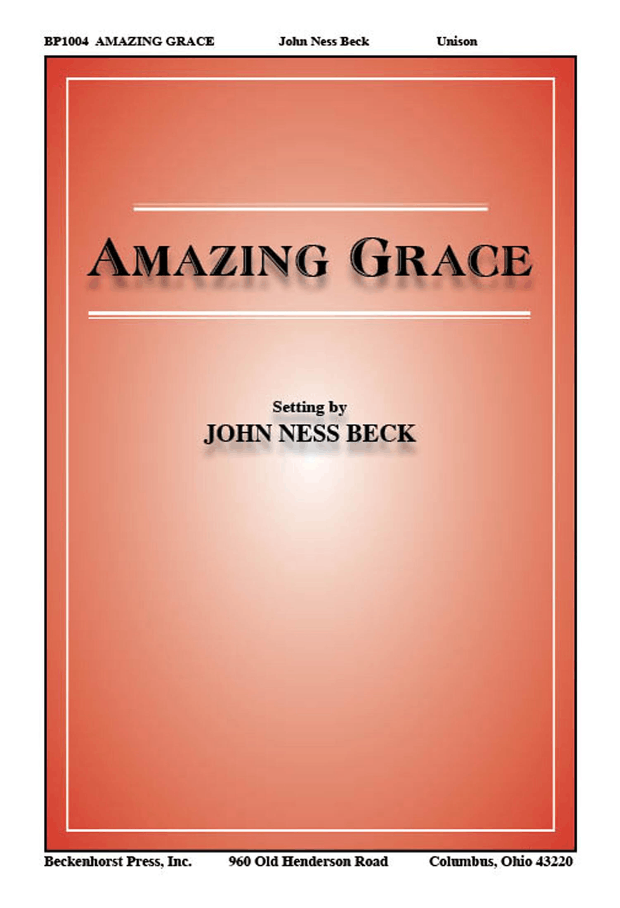 Amazing Grace - Beck Unison Choir scores gallery preview page 1