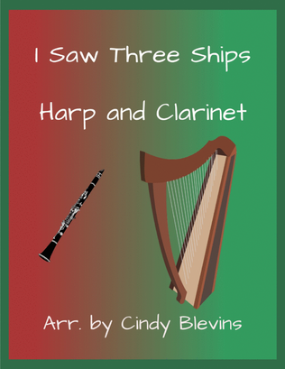 I Saw Three Ships, for Harp and Clarinet