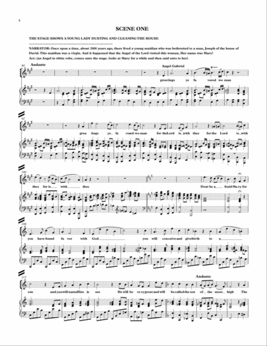 Opera for the SAVIOR'S BIRTH Full Orchestra scores gallery preview page 6