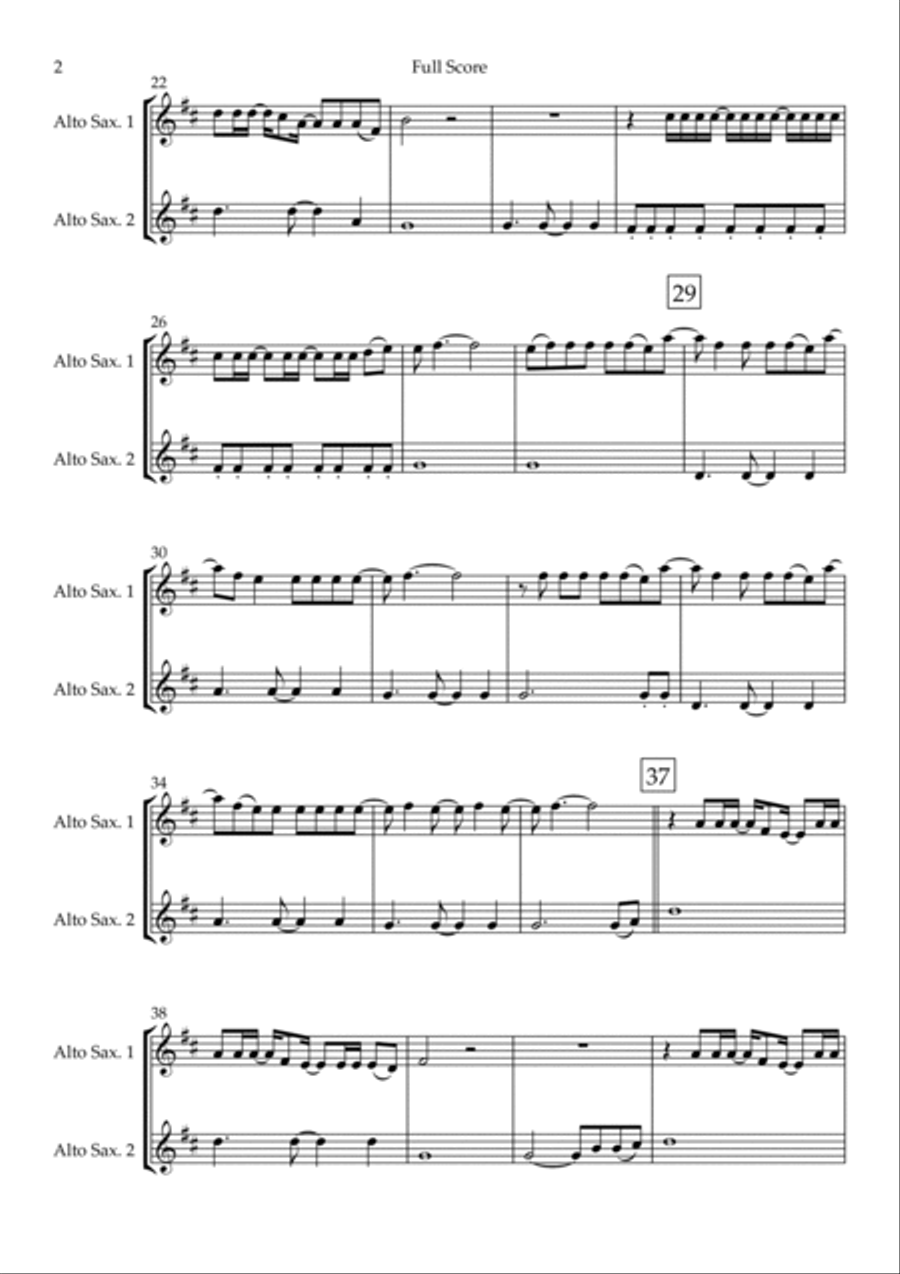 Empire State Of Mind Woodwind Duet scores gallery preview page 2
