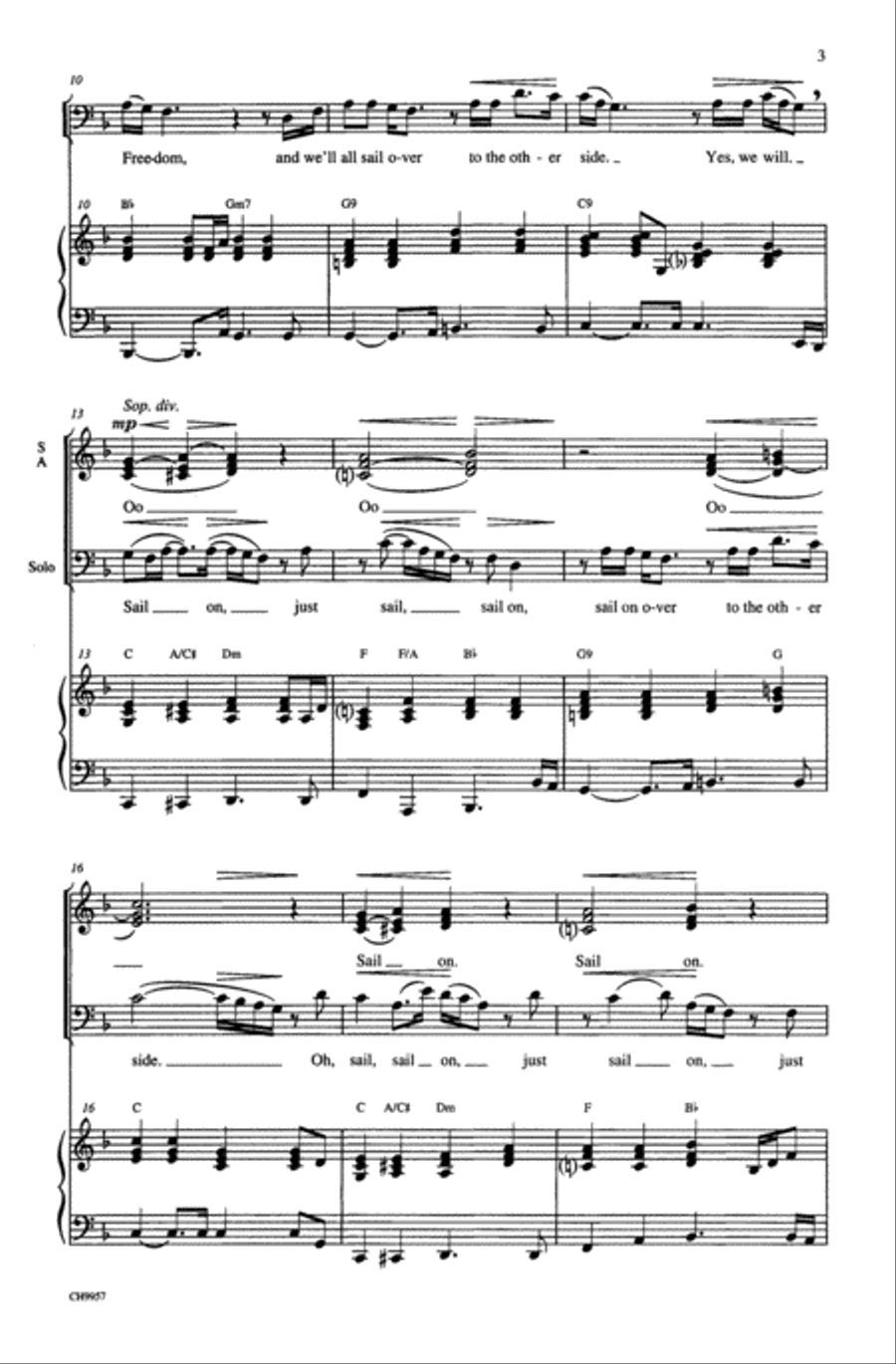 River Jordan River Jordan Choir scores gallery preview page 2