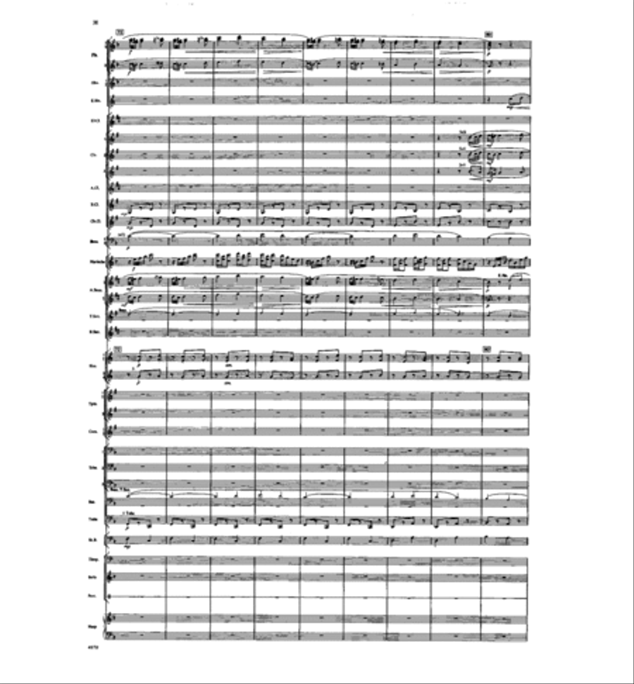 Concertino for Marimba and Winds Concert Band scores gallery preview page 28