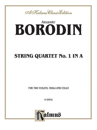 Book cover for String Quartet No.1 In A