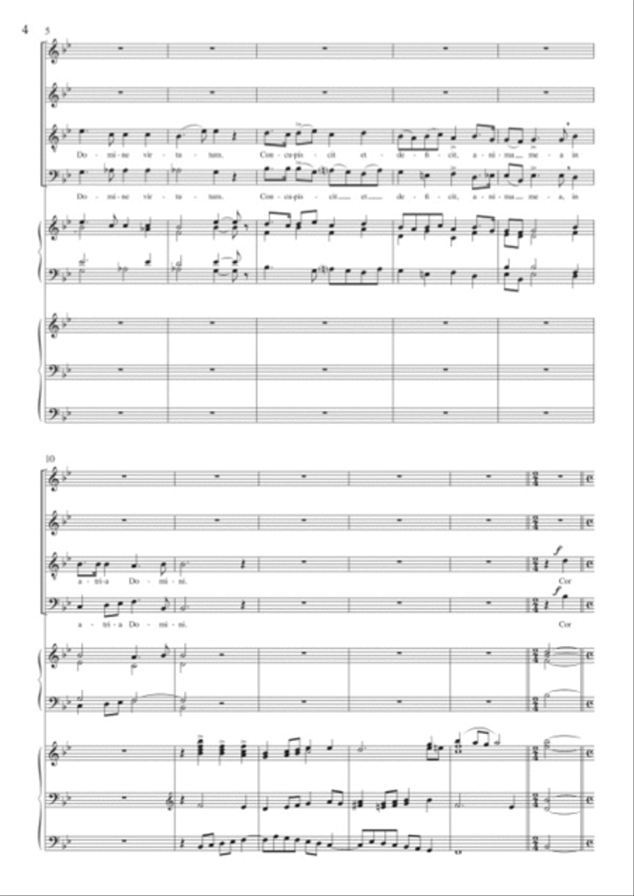 Psaume LXXXIII, Op. 23/1 4-Part scores gallery preview page 3