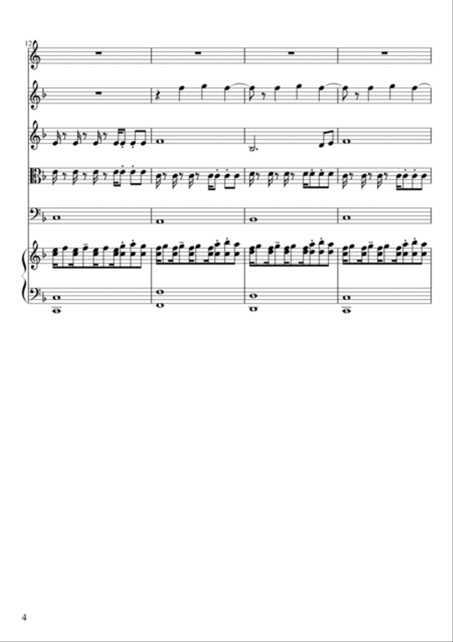 January Joy (Recessional) Small Ensemble scores gallery preview page 4