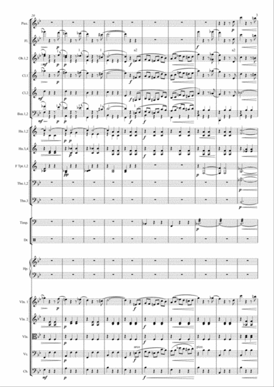 Frühlingsstimmen Walzer op 410 Full Orchestra scores gallery preview page 4