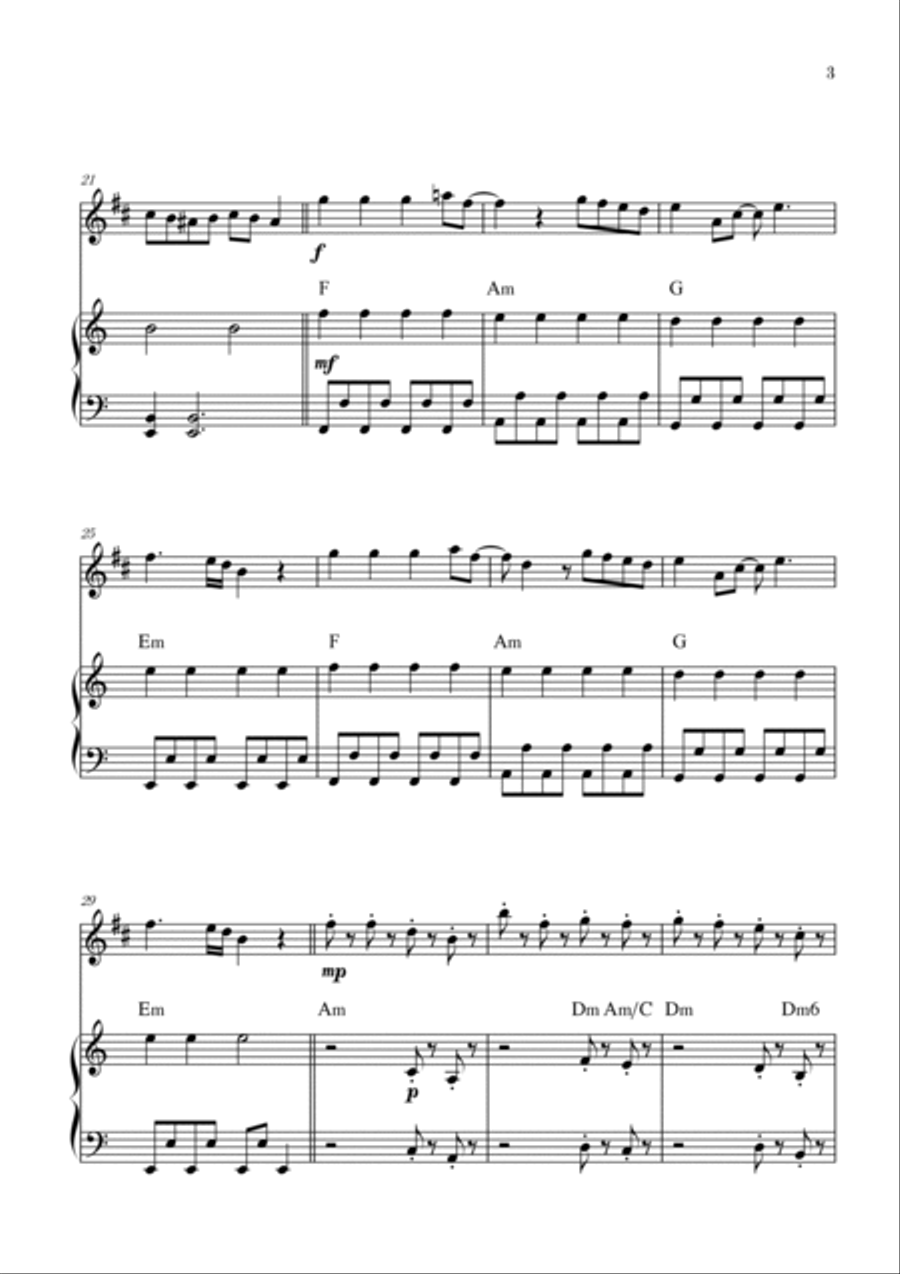Bloody Mary B-Flat Clarinet scores gallery preview page 3