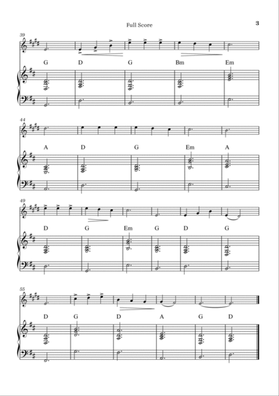 Wonderful, Merciful Savior B-Flat Trumpet scores gallery preview page 3