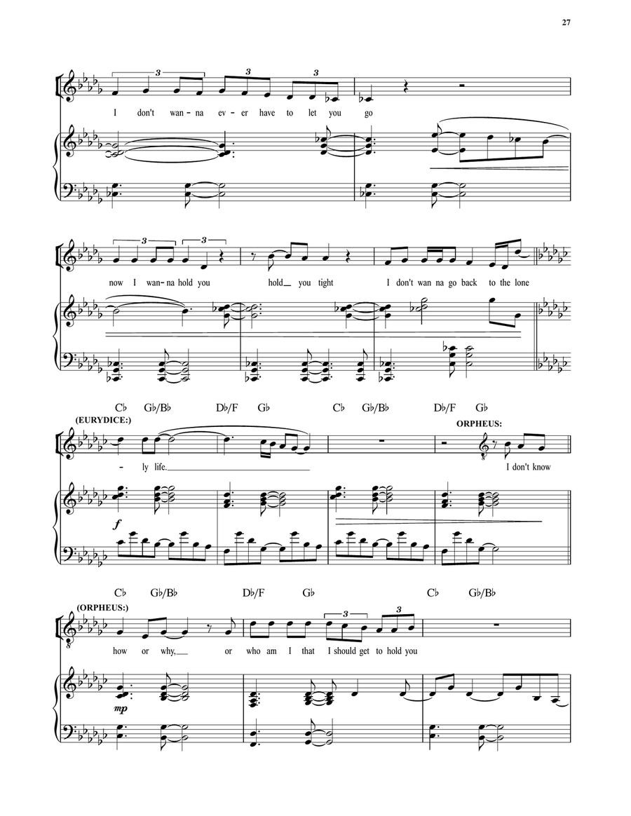 All I've Ever Known (from Hadestown) Voice scores gallery preview page 5